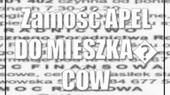 Zamość: APEL DO MIESZKAŃCÓW ZAMOŚCIA