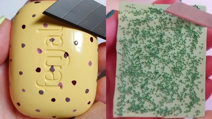 Soap Carving ASMR Relaxing Sounds no talking Satisfying ASMR Video #soapcarving #carvingsoap #acmp