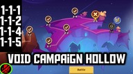 IDLE HEROES HOLLOW VOID CAMPAIGN 1-1-1, 1-1-2, 1-1-4, 1-1-5
