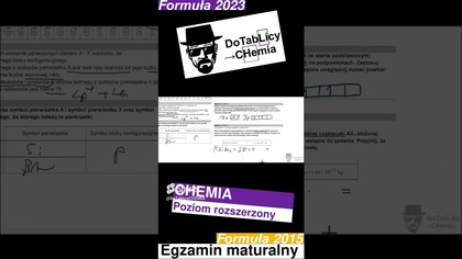 ZADANIE 1 CKE 2023(2015) MAJ #chemia #matura #umed #chemistry #shorts #short