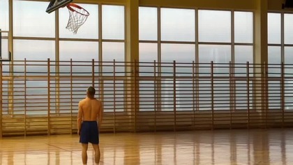 Skok do BARDZO WYSOKIEJ obręczy #shorts #wyskok #verticaljump