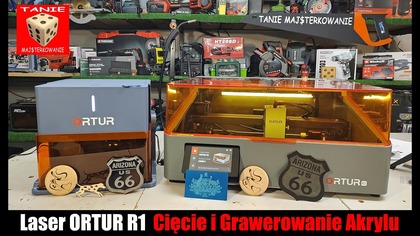 Mobilny Grawer Laserowy ORTUR R1 Czy da się Ciąć i Grawerować Przeźroczysty Akryl Laserem Diodowym?