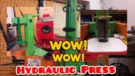Hydraulic Press VS An old paint can Wood splitter