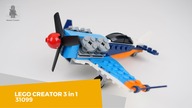 LEGO Creator | 31099 --- 3 w 1 --- Samolot Śmigłowy --- wariant 1 --- budowanie