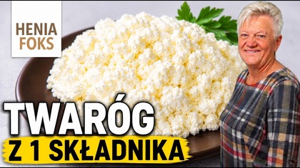 Jak zrobić DOMOWY SER BIAŁY z 1 składnika! Prosty przepis na twaróg ze zsiadłego mleka