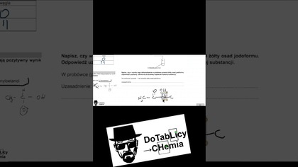 PR&Oacute;BA JODOFORMOWA REDOKS ORGANICZNY #shorts #shortvideo #chemia #chemistry #umed #edukacja