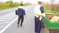 Kontrola drogowa dorożki