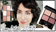 TESTUJĘ SUQQU POWDER BLUSH COMPACT HOLIDAY 2020 + AYANADESHIKO DESIGNING COLOUR EYES PALETTE