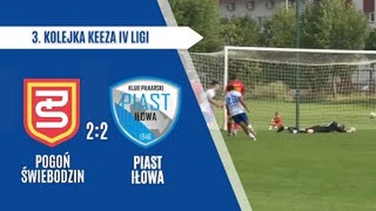 Pogoń Świebodzin - Piast Iłowa 2:2 - skrót meczu - 16. 08. 2025r.