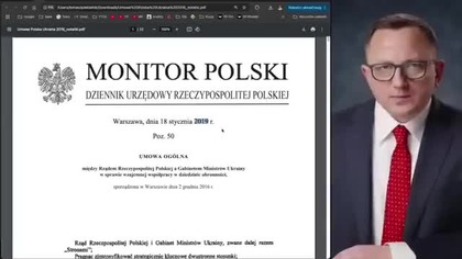 Historia zdrady narodowej; najciekawsze punkty ukrywanej przed Polakami umowy z Ukrainą z 2016 roku,
