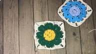 Prosty do wykonania Kwadrat babuni, granny square, crochet, tutorial #255