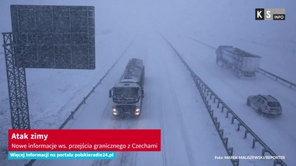 Atak zimy.  Nowe informacje ws.  przejścia granicznego z Czechami [KS Info]