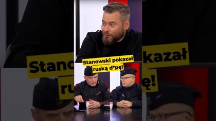 Stanowski pokazał ruską d*pę! #Stanowski #Olszański #KanałZero #Rosja #Putin #Moskwa #polityka