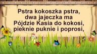 Karaoke dla dzieci Pstra kokoszka