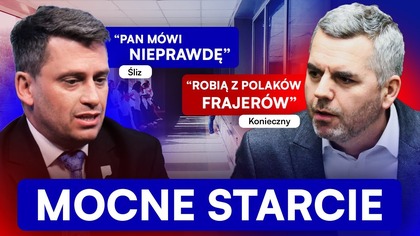 AWANTURA W STUDIU.  ŚLIZ I KONIECZNY STARLI SIĘ O SKŁADKĘ ZDROWOTNĄ