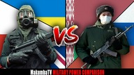 W.Brytania, Polska, Ukraina vs Białoruś, Rosja 2022 | Por&oacute;wnanie siły militarnej