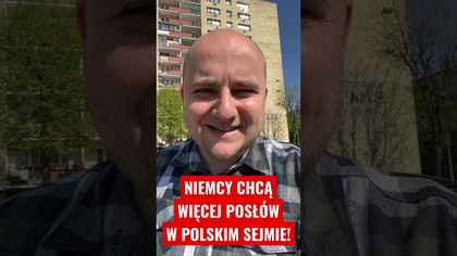 NIEMCY CHCĄ WIĘCEJ MANDATÓWW POLSKIM SEJMIE! #shorts #polityka #niemcy