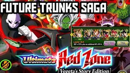 FUTURE TRUNKS SAGA VEGETA STORY EDITION NO ITEM ALMOST BEST TEAM IN DBZ DOKKAN BATTLE GT SSJ4 GOGETA