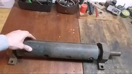 Construction of a wood planer.  Scrap roller.  40cm