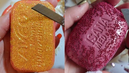 Soap Carving ASMR Relaxing Sounds no talking Satisfying ASMR Video