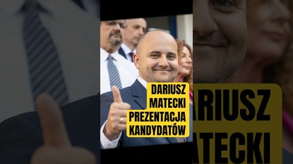 DARIUSZ MATECKI | PREZENTACJA KANDYDATÓW DO SEJMU W SZCZECINIE #wybory #szczecin