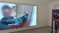 Policja pokazała film z interwencji w mieszkaniu Łukasza z W-1