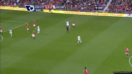 Premier League sezon 2009/2010 Man Utd 0-1 Sunderland Bent