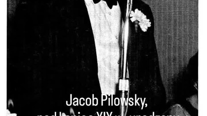 Jacob Pilowsky (1898-1969), yiddish writer. Contributed articles to Vilner tog (Vilna), Letste nayes (Kaunas), Morgn frayhayt (New York), Yidishe kultur (N.Y.), Dos yidishe vort (Chile),  Di goldene keyt (Israel). Born in Konwaliszki Kalelishok) near Dziewieniszki (Divenishok), Vilna area. Moved to South America in 1924 and setted in Chile. Imigrated to Israel in 1963.

#dziewieniszki #konwaliszki #divenishok #kalelishok #jewish #jewishwriters #jewishwriter #yiddishliterature #yiddish #yiddishculture #yivoinstitute #yivoinstituteforjewishresearch #newyork #escritor #escritores #judioschile #judios #judaika #judaistykauwr #judaistyka #jewishstudies #litvaks #santiagodechile #jewishlithuania #reading #read #literature 

Dziewieniszki - Konwaliszki - Dieveniškės - Kauleliškės