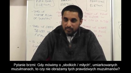 Kolejny muzułmanin wygadał się o umiarkowanych muzułmanach