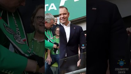 Kibic Legii zaczepił Karola Nawrockiego