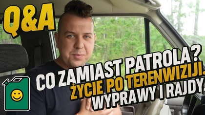 Pierwszy Q&A na tym kanale! 
Postaram się szczerze odpowiedzieć na jak największą ilość Waszych pytań!
Motoryzacja, OffRoad, Podróże, Rajdy, Wyorawy i życie po Terenwizji. 

0:00 - wstęp
0:36 - Co zamiast Patrola
2:11 - Relacje z ekipą Terenwizji
7:24 - Patrol Pickup
7:58 - Czy pracuję na etat?
8:42 - Koszt wyjazdu w teren!
10:10 - Wyprawa z widzami na Bałkany
11:26 - Jaki jest Adam
12:44 - Pytanie od Pawła!
14:59 - Spotkania z Widzami
15:26 - Honker...
16:29 - Gdzie w Polsce w teren!
17:42 - Jaką wyciągarkę wybrać
18:24 - Części zapasowe na wyprawę 
19:02 - Wymiana mniejszej terenówki na większą
19:59 - MocnyVlog Szafa i Przemysław
20:22 - Idealne auto do zabawy w teren
20:51 - Czy będzie więcej rajdów!
21:37 - Ciężarówka wyprawowa, realne koszta
22:23 - Najbliższe plany
23:15 - Pojazdy militarne
23:47 - Kiedy amerykańskie V8
24:33 - Woodstock
24:03 - Skandynawia
25:35 - Biedny student VS Frontera
26:45 - Białe kulki! 
26:58 - Duster/GV2
28:32 - Kto planuje podróże
29:04 - KrAZ 255
30:53 - Isuzu Trooper
32:25 - Spanie we Fronterze
32:45 - Sztuki Walki
33:03 - Powrót za kierownicę ciężarówki
33:38 - Powrót do Terenwizji
34:10 - Ostatnie tak głupie pokolenie
34:18 - Złoty środek na auto wyprawowe
36:10 - Co gdyby nie OffRoad
36:50 - Y60 vs Y61
37:50 - Patrol vs RAM
38:16 - Toyota Land Cruiser
38:49 - LS Swap Patrol
39:08 - Sprzęt Wojska Polskiego
39:47 - Stare Terenówki
39:55 - Łukasz Rolnik
40:15 - Come with me now
40:23 - Opel Frontera A Sport
40:40 - Patrol nie za miliony
41:32 - RAMMSTEIN
42:42 - Czy znów odszedł bym z TW? 
43:15 - Zakończonko :)


     

 Subskrybuj: http://youtube.com/@PatrykPiatekVlog?sub_confirmation1
 Instagram: http://instagram.com/patrykpiatek_vlog/
 Facebook: http://facebook.com/profile.php?id100058203754887
 Kup książkę: http://altenberg.pl/jazda-w-teren-terenwizja
 Najnowszy film: http://youtube.com/watch?velm9rh-8V5Y&listUUUuPa167idU9mR0pUd-GKKw
 Kontakt: patrykvlog@gmail.com

     

ZOBACZ WIĘCEJ 

 WYPRAWY I MIEJSCÓWKI http://youtube.com/playlist?listPLsg8z_gvnVQAKLYx2OdifPk4J1UqGaz8C
 VLOGI http://youtube.com/playlist?listPLsg8z_gvnVQDEUTTsaG9VPbBZGd-HWJhs
 PATROL http://youtube.com/playlist?listPLsg8z_gvnVQAPh5NlaJt6pKgCEtO9Oj_R
 OFF-ROAD http://youtube.com/playlist?listPLsg8z_gvnVQBDlbi2kHxBThlgix-V6t8K
 BORNE SULINOWO http://youtube.com/playlist?listPLsg8z_gvnVQA20fTqL6qg4q0fHBk7T31y
 STAR http://youtube.com/playlist?listPLsg8z_gvnVQBdrNMQ-e0J6ZBDEL-AqZvJ

     

#PatrykPiątek #PatrykPiatekVlog #OFFROAD