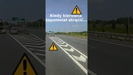 Cofanie na autostradzie #shorts #rikordwidjo