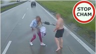 Pokłócili się o samochód - zablokowali pas na autostradzie A4 #814 Wasze Filmy