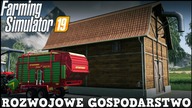 FS 19  ROZWOJOWE GOSPODARSTWO #22  Nowy budynek i koniec sianokosów  * te konie to mają dobrze *