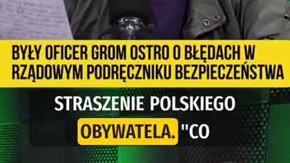 Nie strasz nie strasz bo się zesrasz .  Mocne stanowisko byłego oficera jednostki grom mp4 686x432