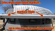vlog 34.  Przyczepa kempingowa - markiza firmy Thule - jak ją zamontować żeby przetrwała silny wiatr