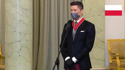 Robert Lewandowski - odznaczenie państwowe (22. 03. 2021)