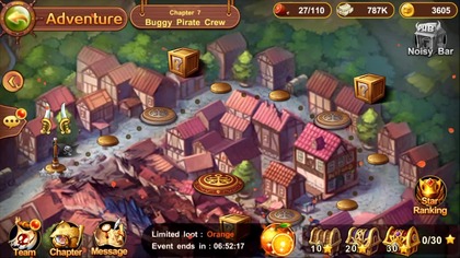 King of Pirates Adventure Chapter 7 Buggy Pirate Crew