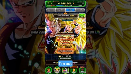 44% CHANCE SUMMON FOR ONE FEATURED SSJ3 GOKU GUARANTEED DBZ DOKKAN BATTLE