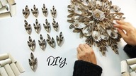 Jak zrobić piękną dekorację na ścianę z rolek po papierze? Mandala  Recykling  DIY