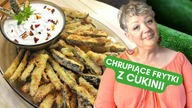Wspaniale chrupiące FRYTKI Z CUKINII i seksowny głos w tle
