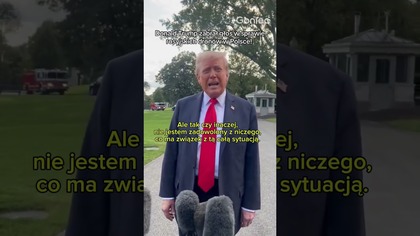 DONALD TRUMP ODNIÓSŁ SIĘ DO ROSYJSKICH DRONÓW W POLSCE!