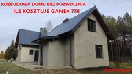CENA SZOK !!! TANIA ROZBUDOWA DOMU BEZ POZWOLENIA.  ILE KOSZTUJE GANEK ??!! #domza25tysięcy