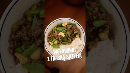 Wołowina z tajską bazylią