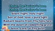 Christmas carol Silent Night fast