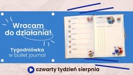 Raju, zaraz wrzesień! | Czwarta tygodniówka sierpnia w bullet journal | Weekly [autopromocja]