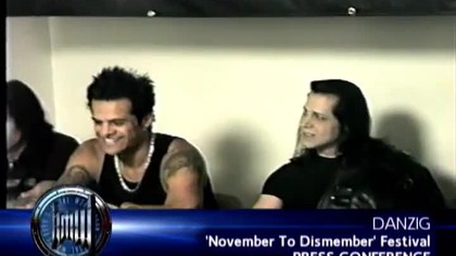 Danzig - Press Conference On Robbs MetalWorks 1999