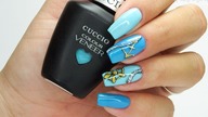 Sea nails art Tutorial step by step / Star Nail Cuccio
#seanailsart #bluenailsart