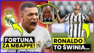 ale się dzieje...  MBAPPE JUŻ W SIERPNIU ZAGRA W REALU MADRYT?! Ronaldo to ŚWINIA? ŻAŁOSNE zachowanie