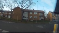 LiveLeak - Dash cam footage shows biker crashes head on into car